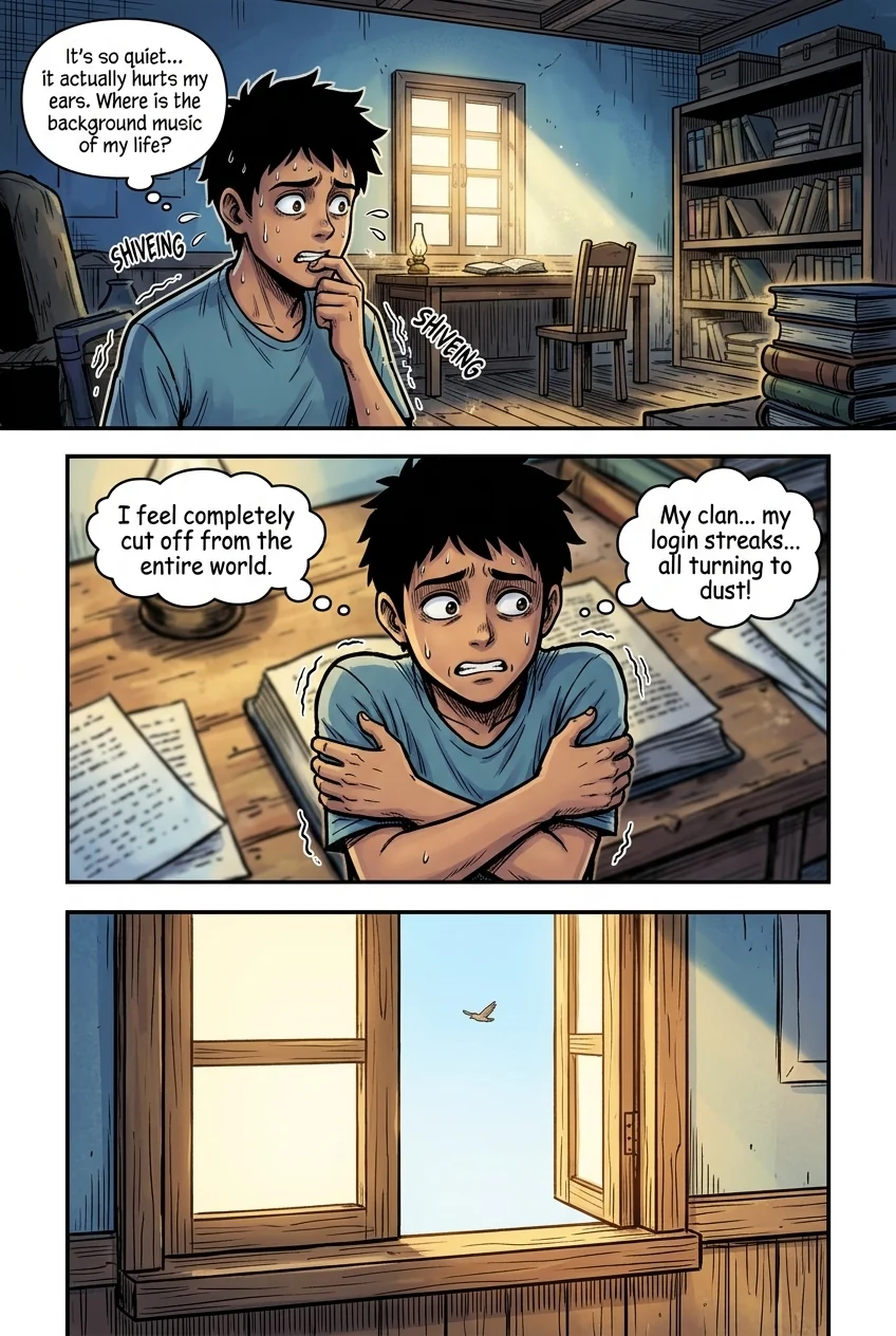 Digital Detox Chapter 2 Page 12 - AI Generated Manga