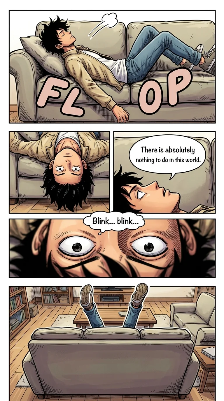 Digital Detox Chapter 2 Page 3 - AI Generated Manga