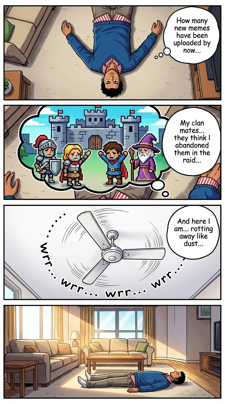 Digital Detox Chapter 2 Page 5 - AI Generated Manga