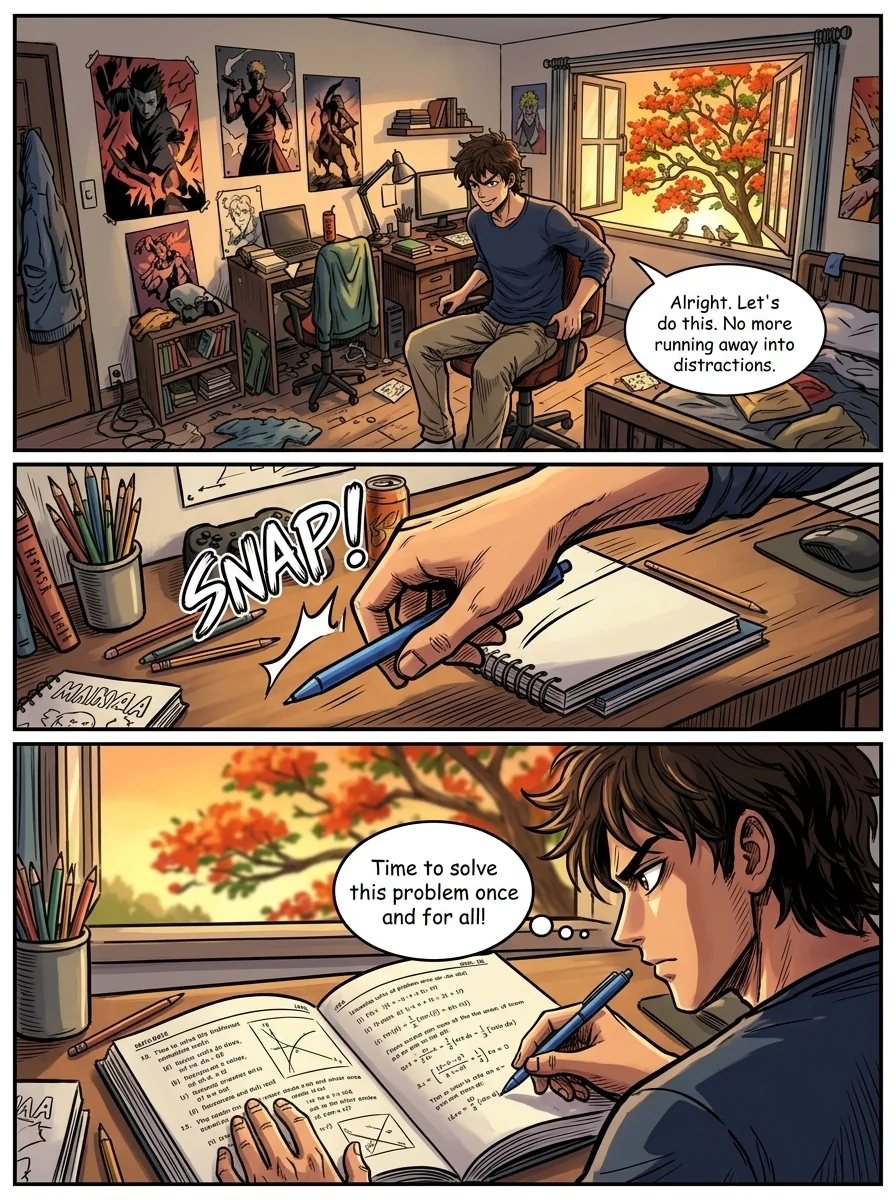Digital Detox Chapter 3 Page 4 - AI Generated Manga