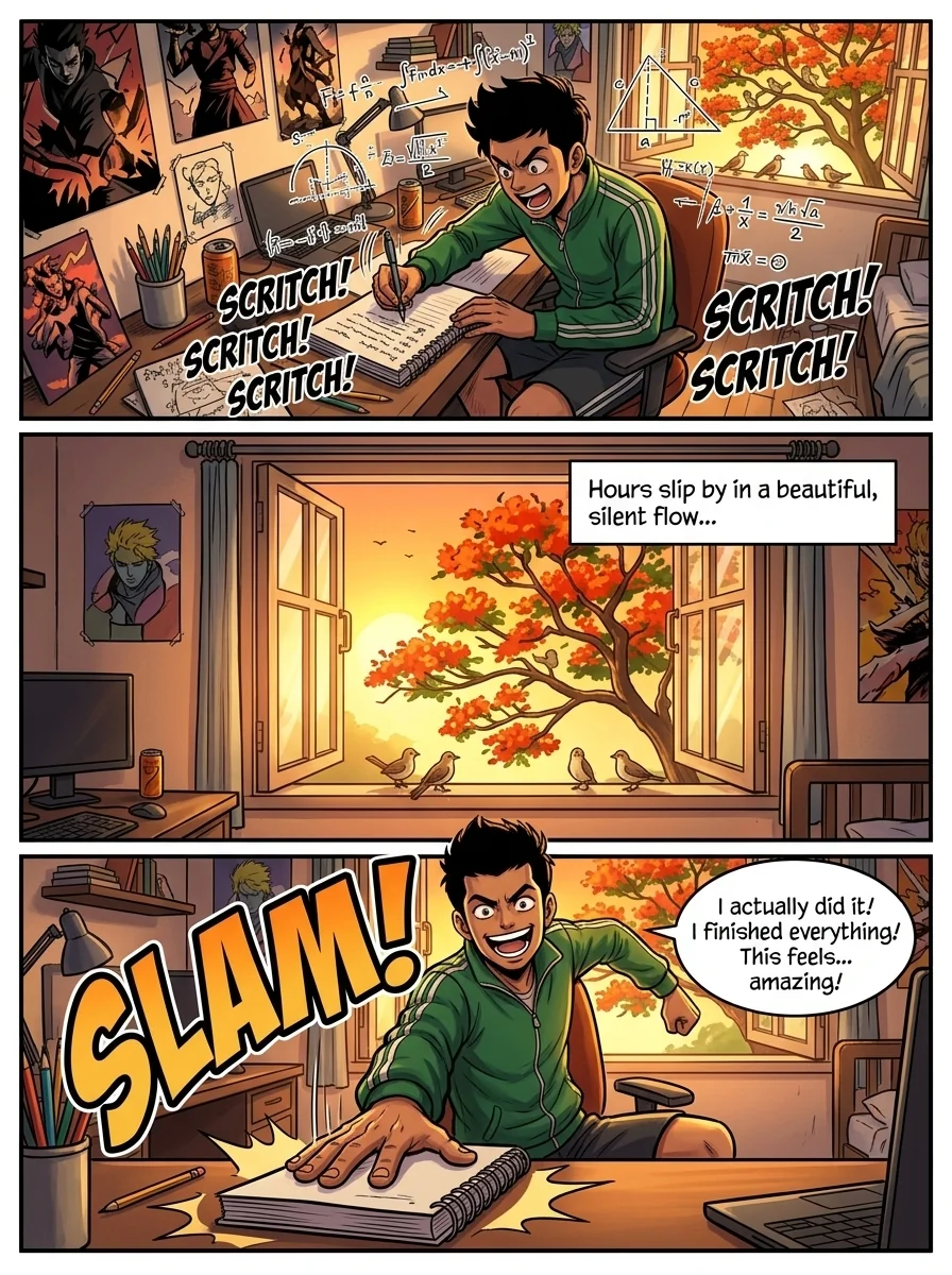 Digital Detox Chapter 3 Page 5 - AI Generated Manga