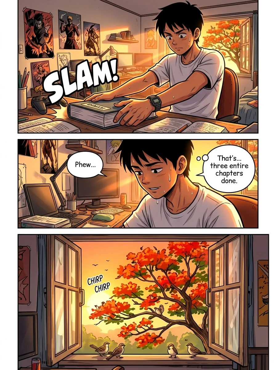 Digital Detox Chapter 3 Page 8 - AI Generated Manga