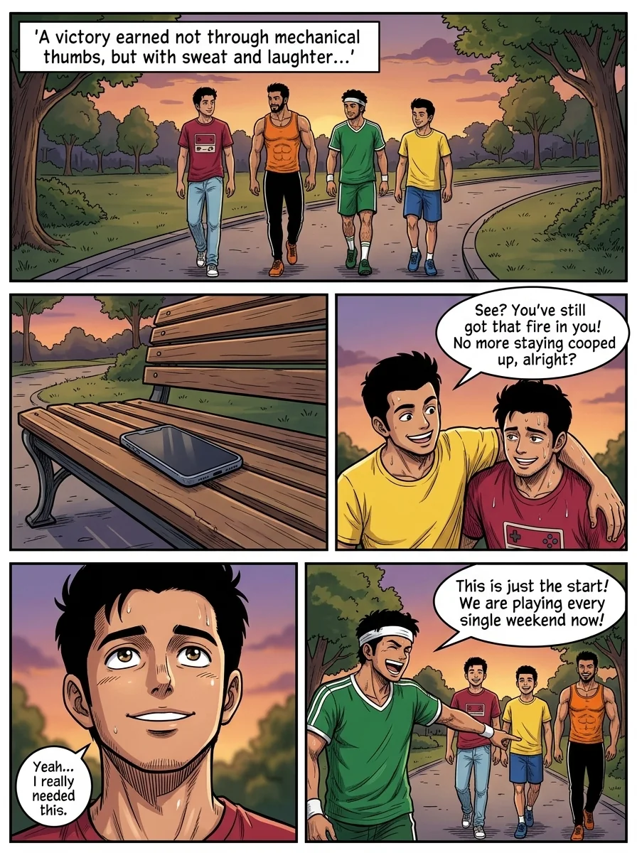 Digital Detox Chapter 4 Page 11 - AI Generated Manga