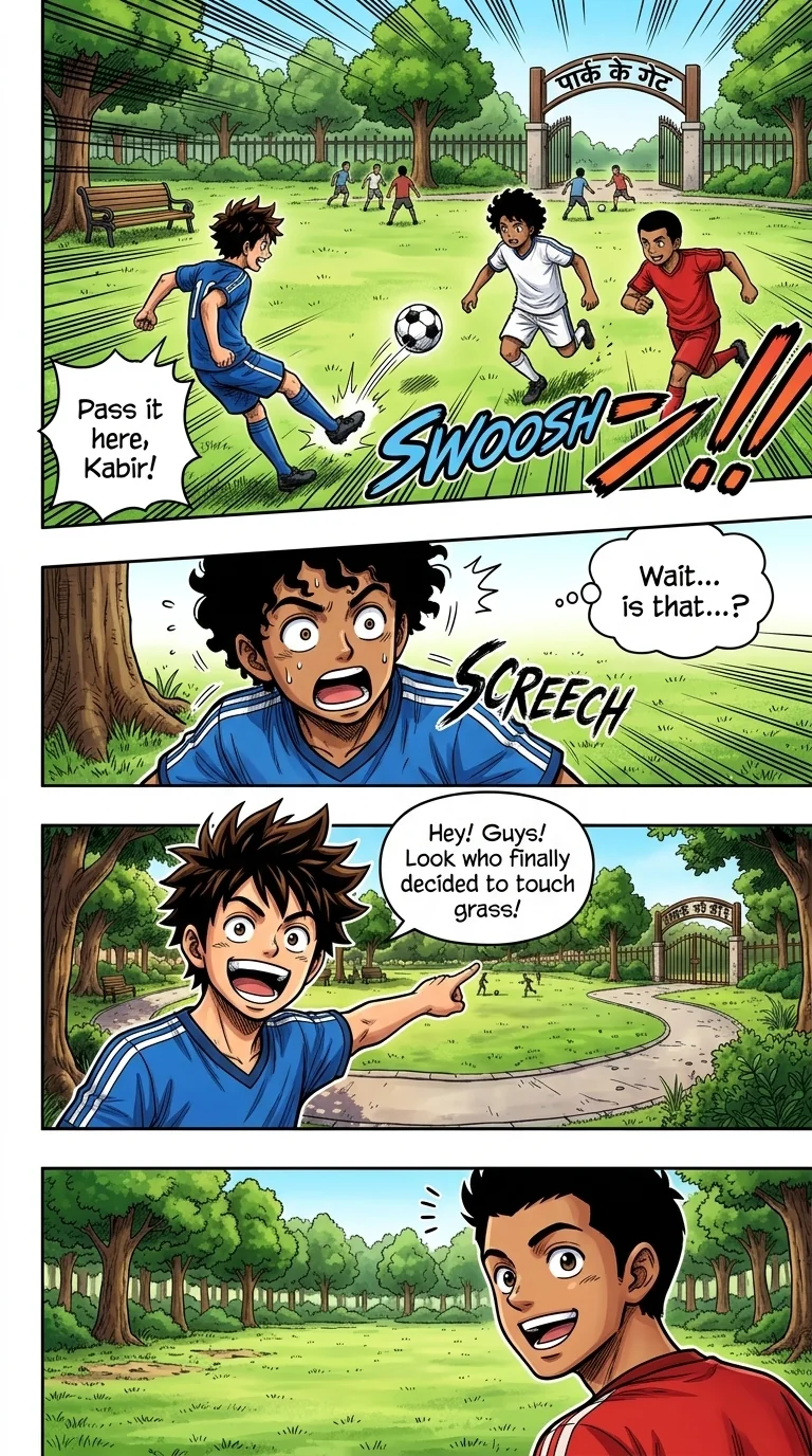 Digital Detox Chapter 4 Page 3 - AI Generated Manga