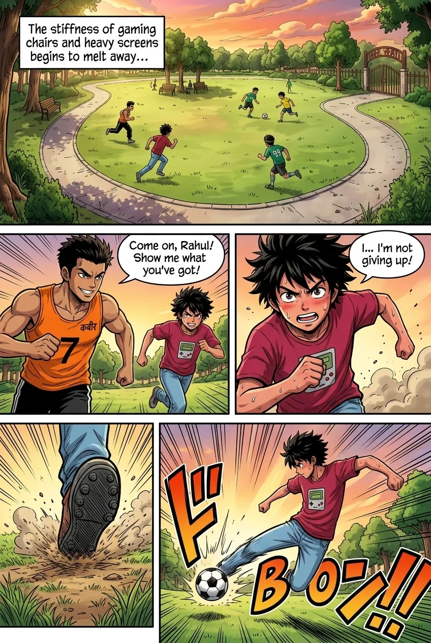 Digital Detox Chapter 4 Page 7 - AI Generated Manga