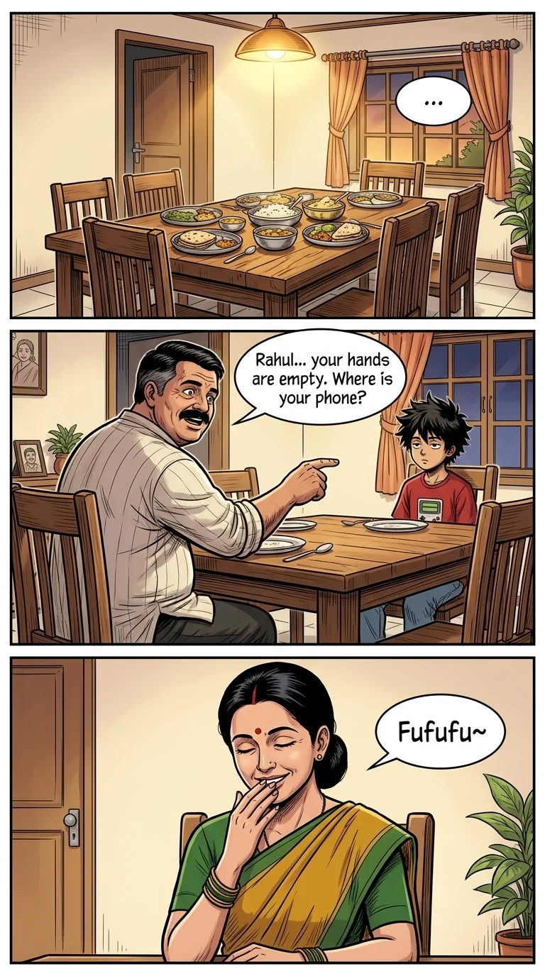Digital Detox Chapter 5 Page 3 - AI Generated Manga