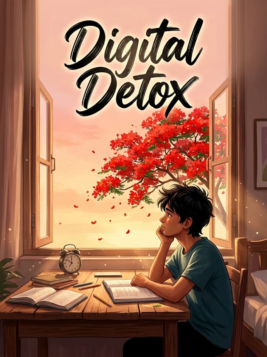 Digital Detox - AI Generated Manga