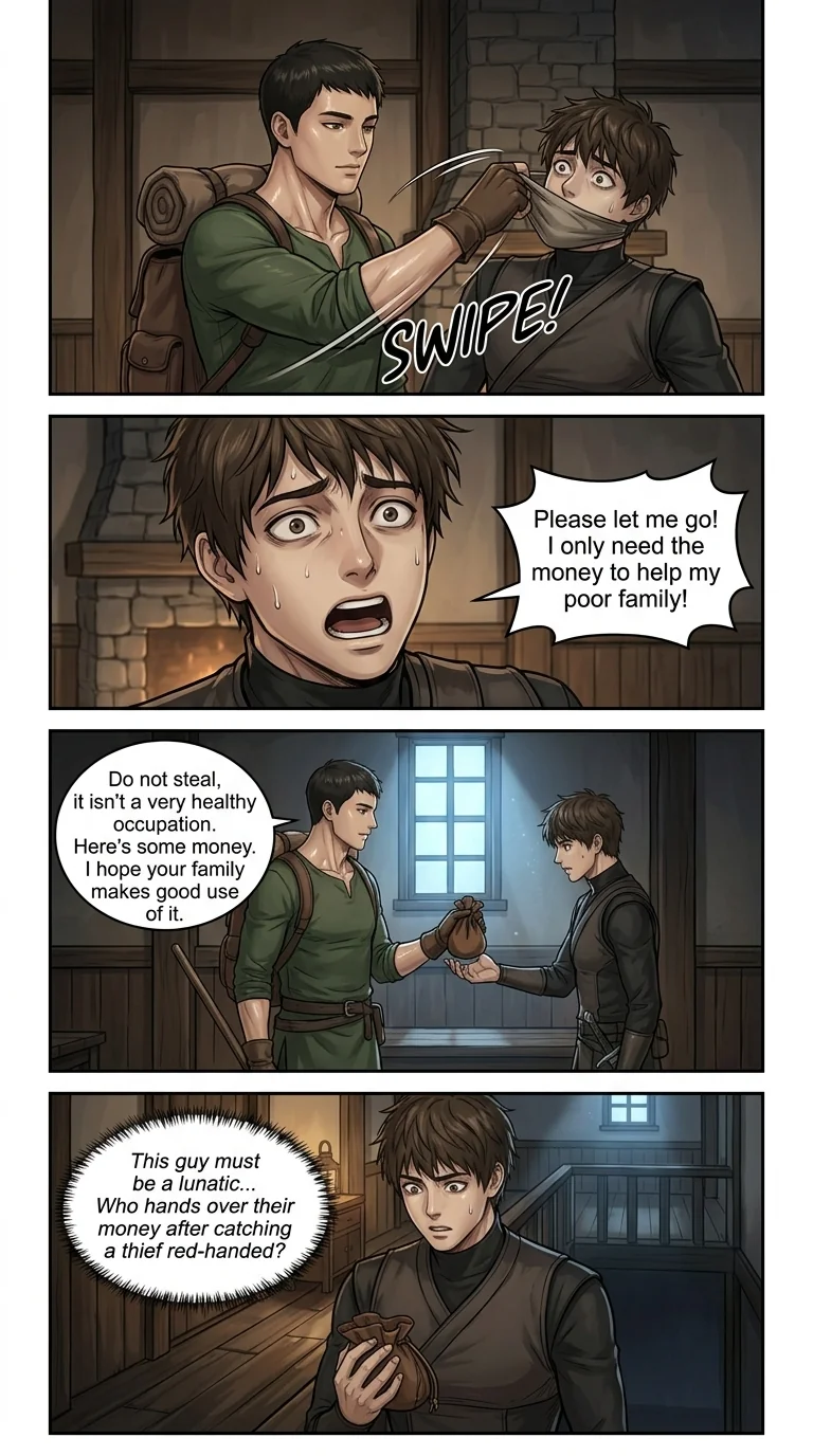 One Man's Will Chapter 3 Page 8 - AI Generated Manga