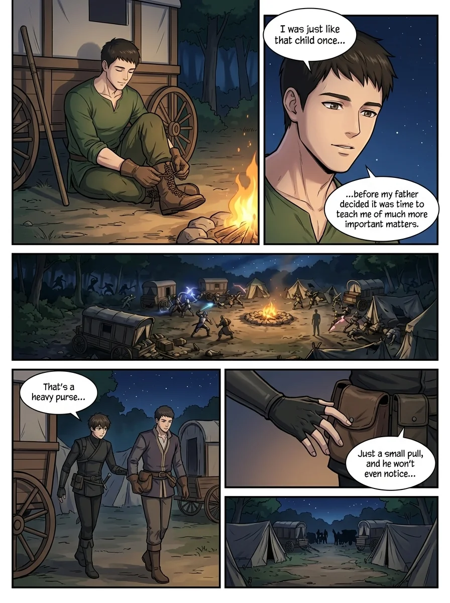 One Man's Will Chapter 4 Page 20 - AI Generated Manga