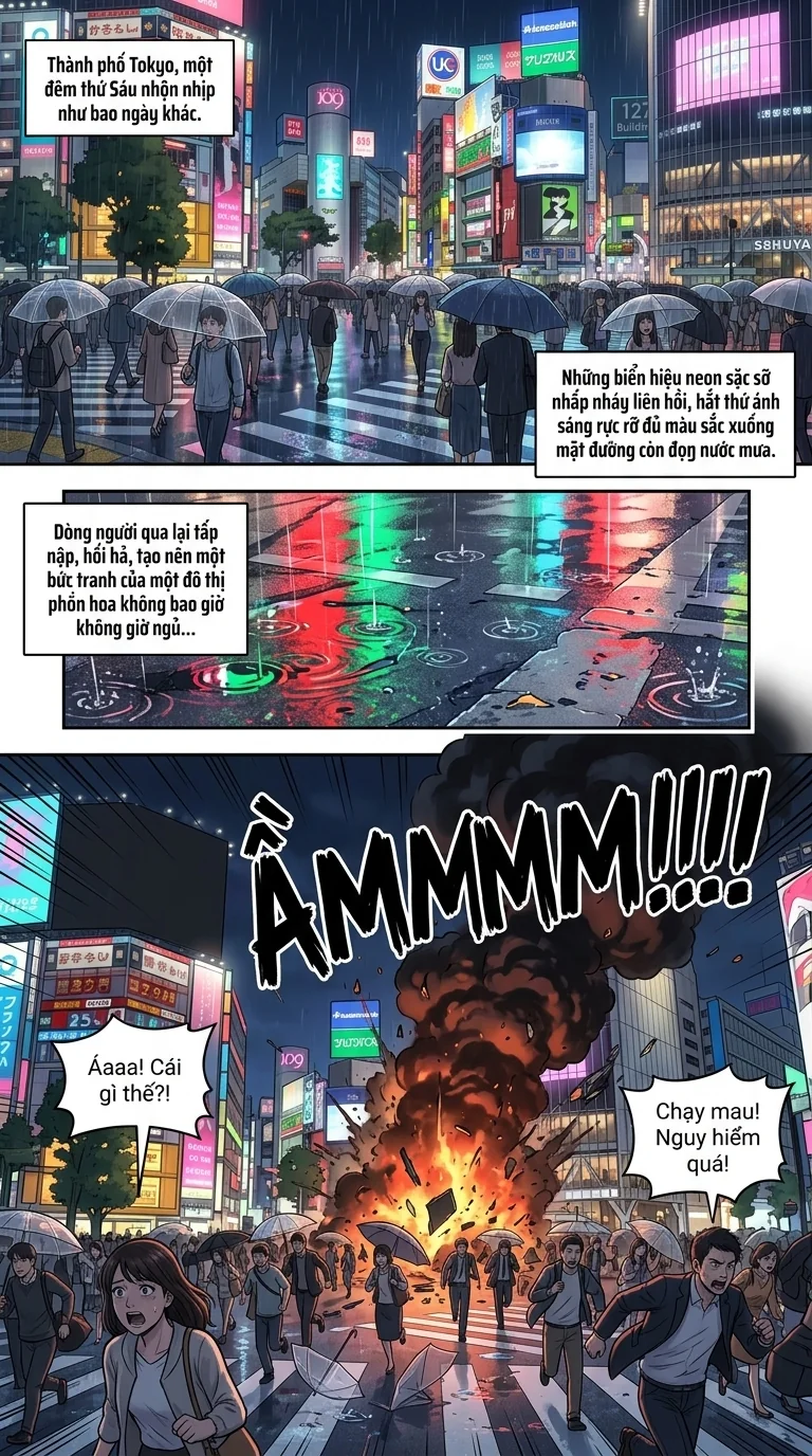Xuyên Không Hệ thống RPG  Chapter 1 Page 1 - AI Generated Manga