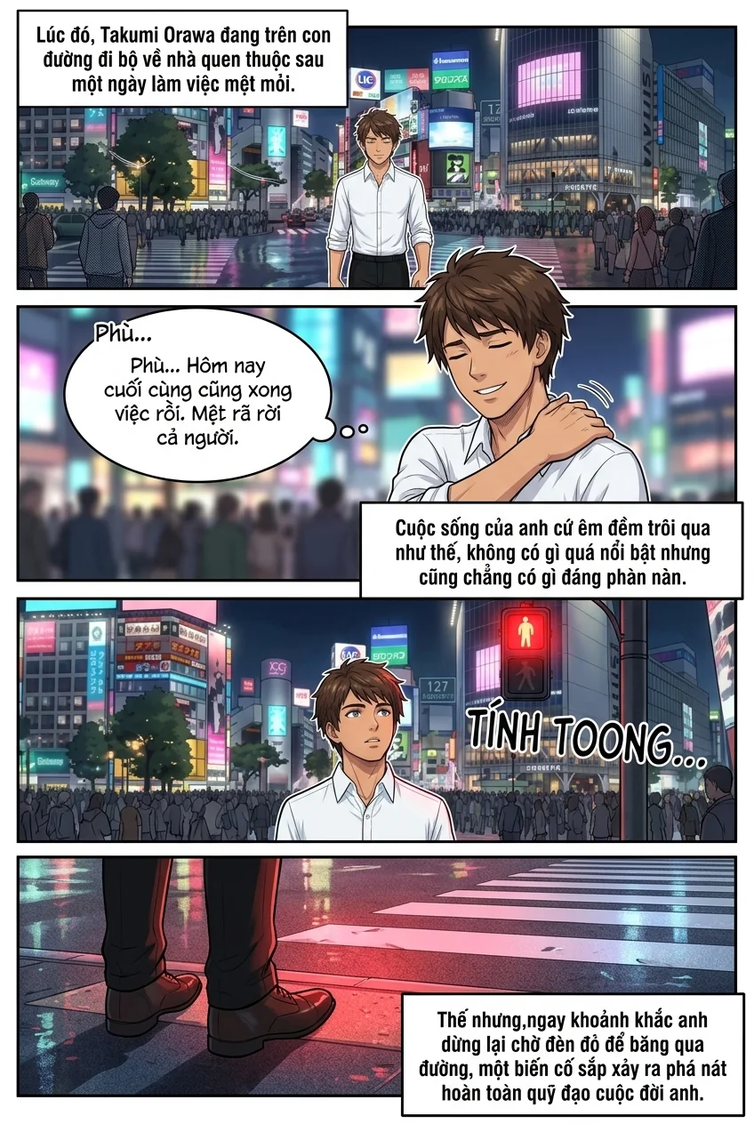 Xuyên Không Hệ thống RPG  Chapter 1 Page 3 - AI Generated Manga