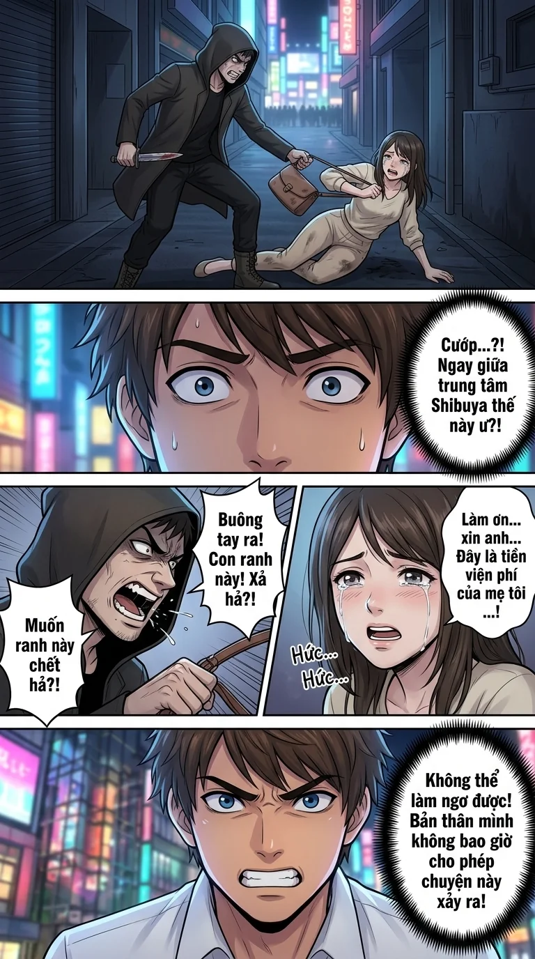 Xuyên Không Hệ thống RPG  Chapter 1 Page 4 - AI Generated Manga