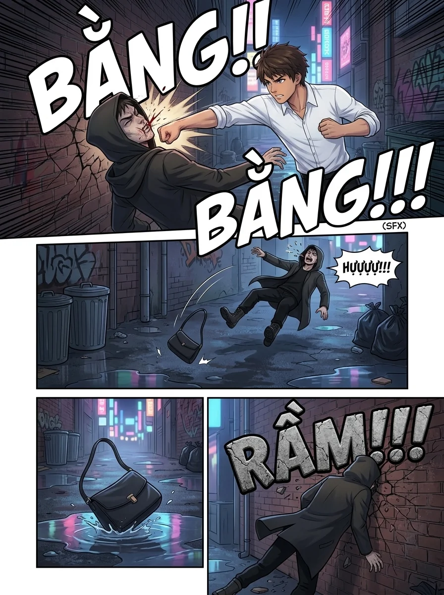 Xuyên Không Hệ thống RPG  Chapter 1 Page 6 - AI Generated Manga