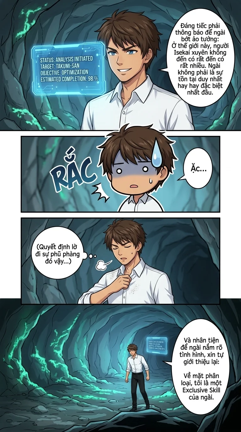 Xuyên Không Hệ thống RPG  Chapter 2 Page 3 - AI Generated Manga