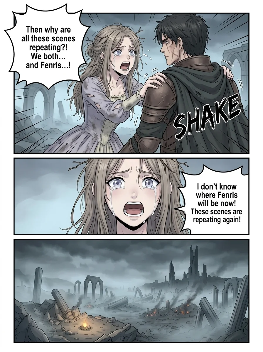 The flame that remembers her Chapter 1 Page 19 - AI Generated Manga