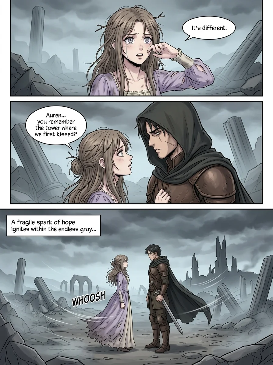 The flame that remembers her Chapter 1 Page 24 - AI Generated Manga