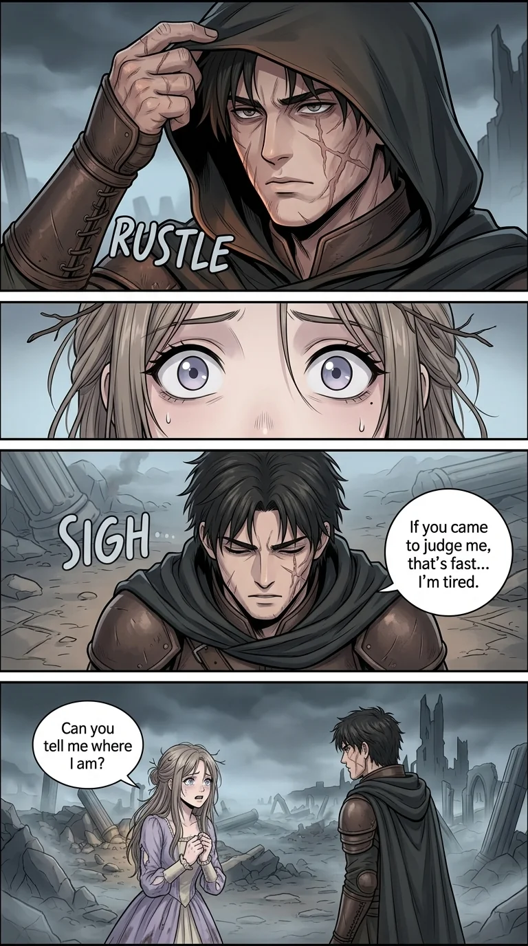 The flame that remembers her Chapter 1 Page 3 - AI Generated Manga