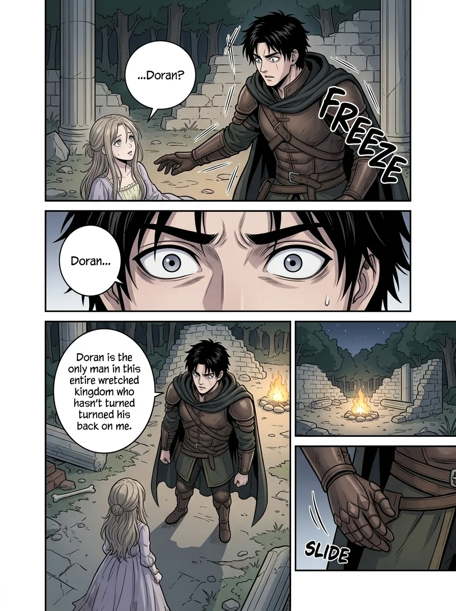 The flame that remembers her Chapter 2 Page 14 - AI Generated Manga