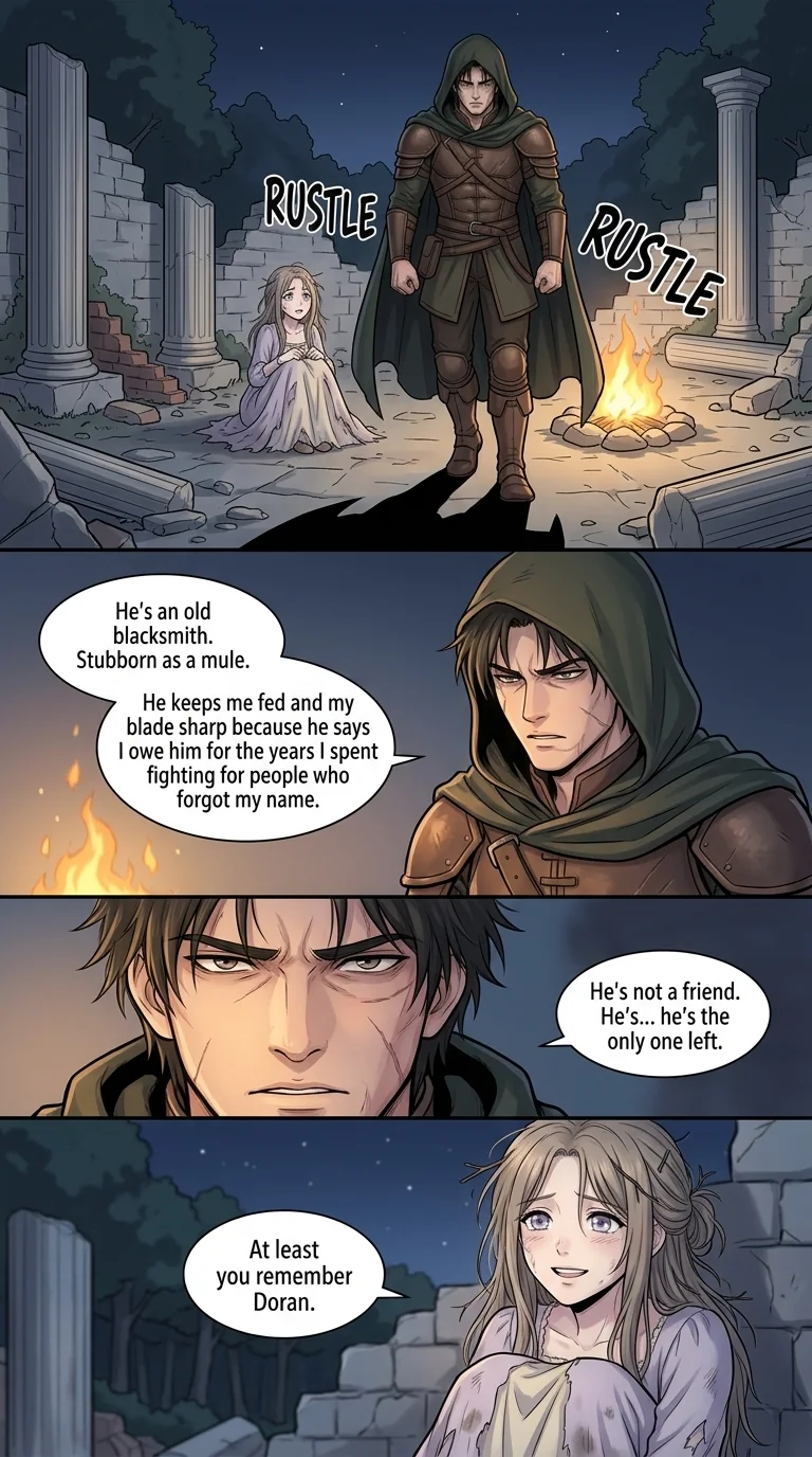 The flame that remembers her Chapter 2 Page 15 - AI Generated Manga