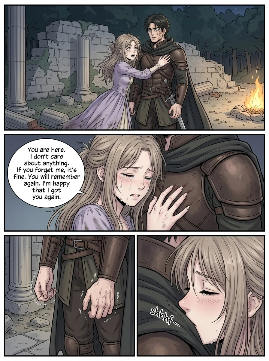 The flame that remembers her Chapter 2 Page 18 - AI Generated Manga
