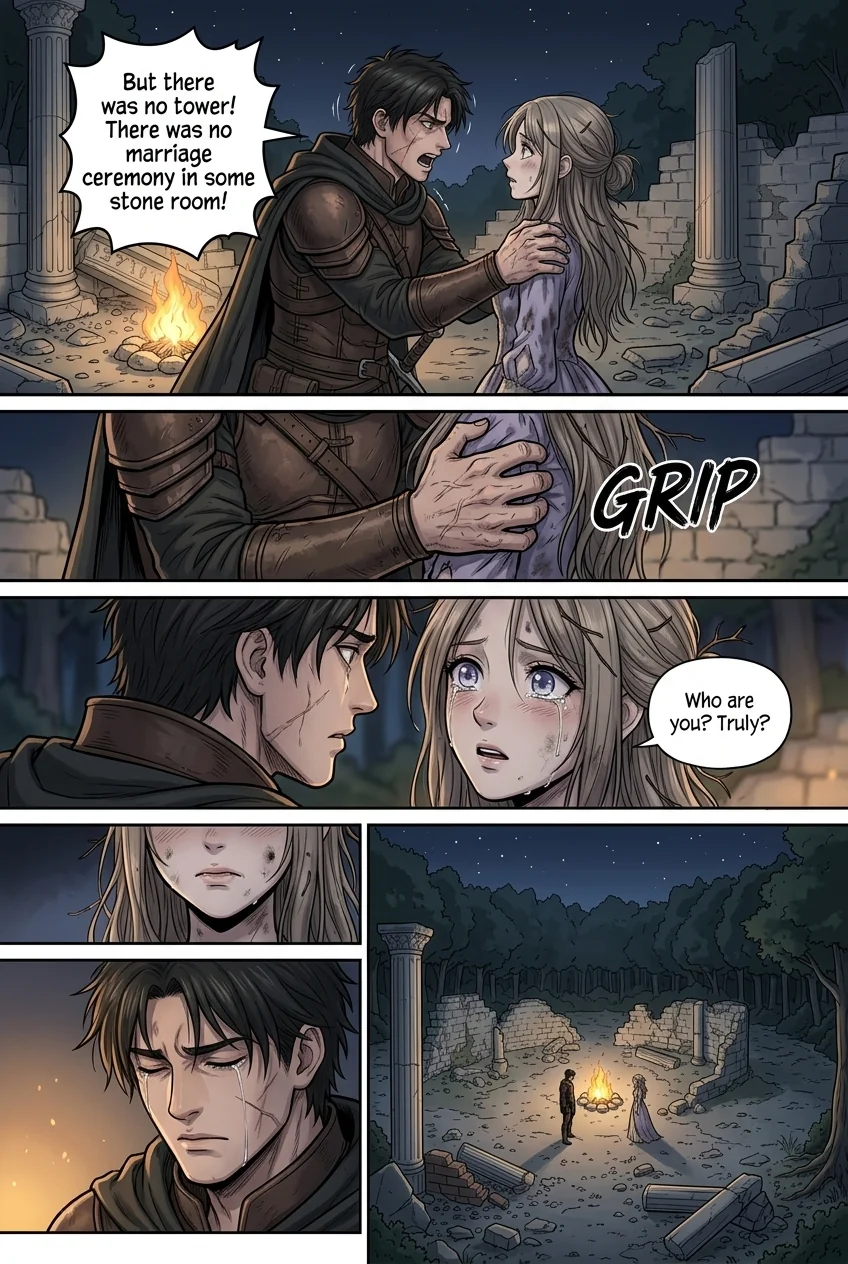 The flame that remembers her Chapter 2 Page 6 - AI Generated Manga