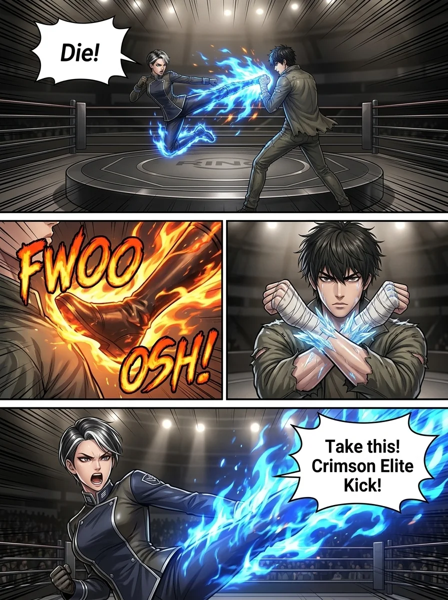 Clash of wills Chapter 11 Page 15 - AI Generated Manga