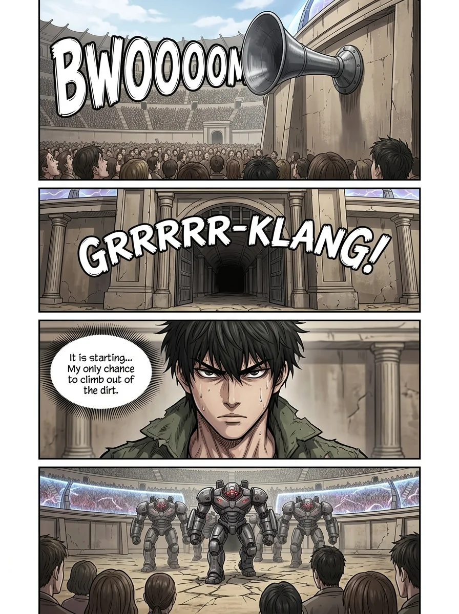 Clash of wills Chapter 4 Page 9 - AI Generated Manga