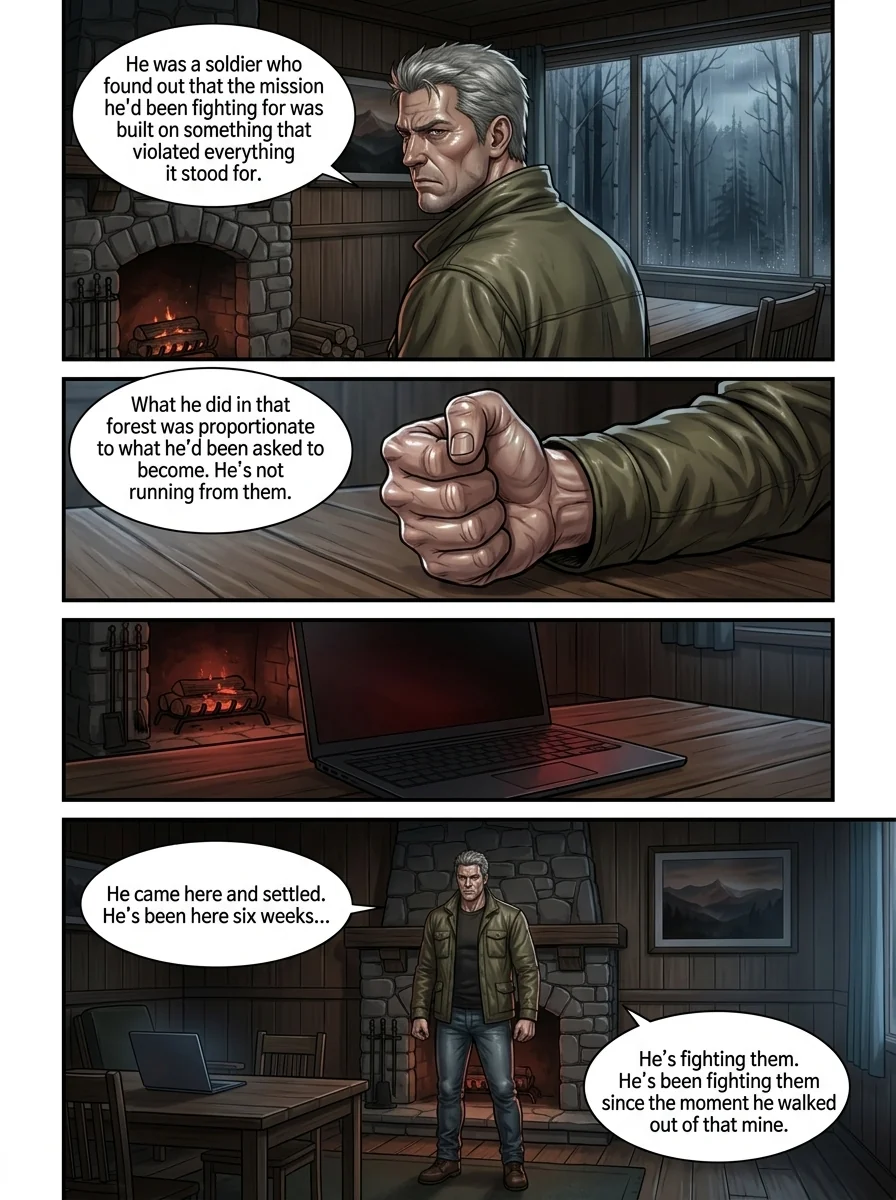 corrupted valor  Chapter 4 Page 8 - AI Generated Manga