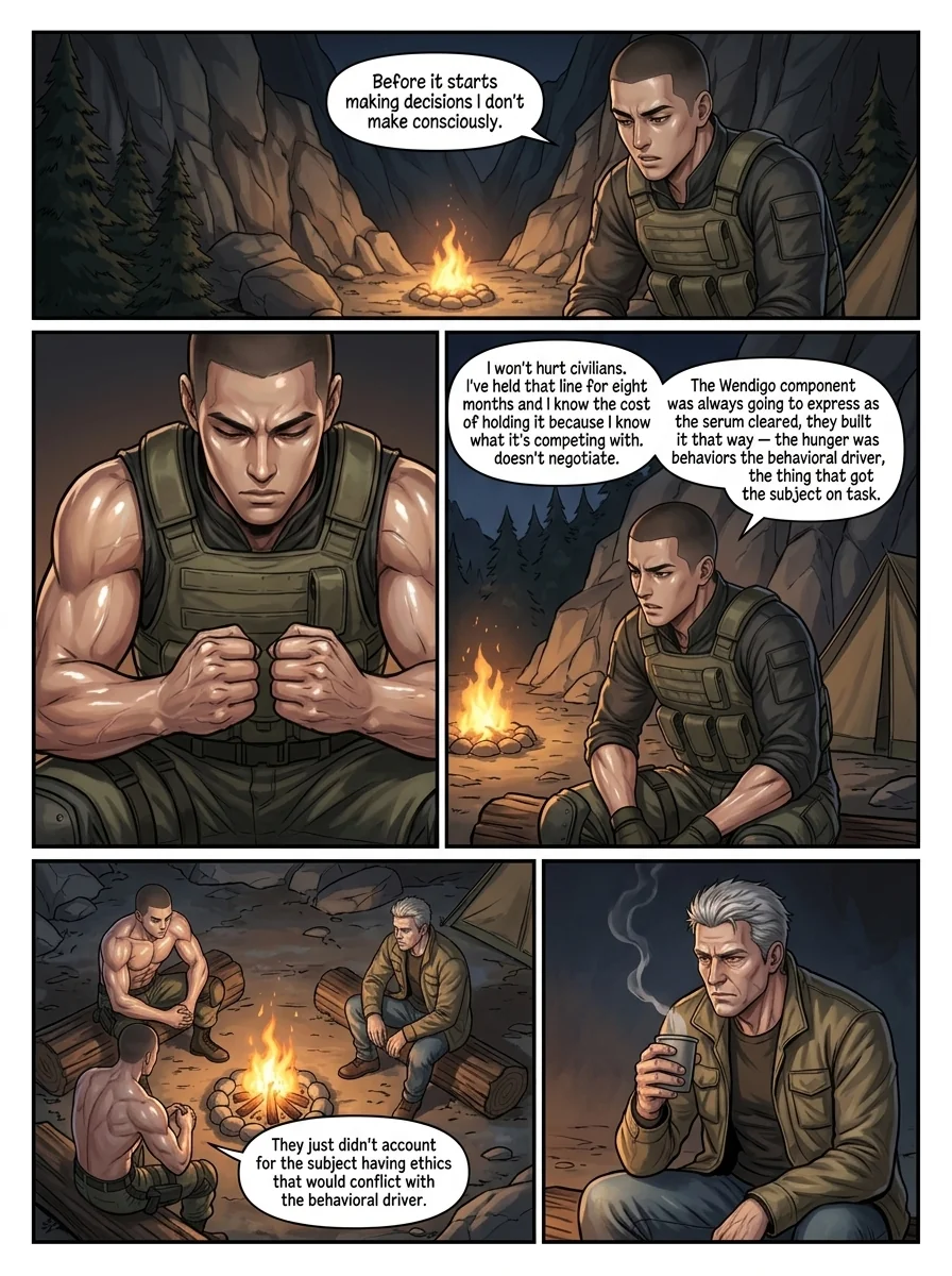 corrupted valor  Chapter 7 Page 17 - AI Generated Manga