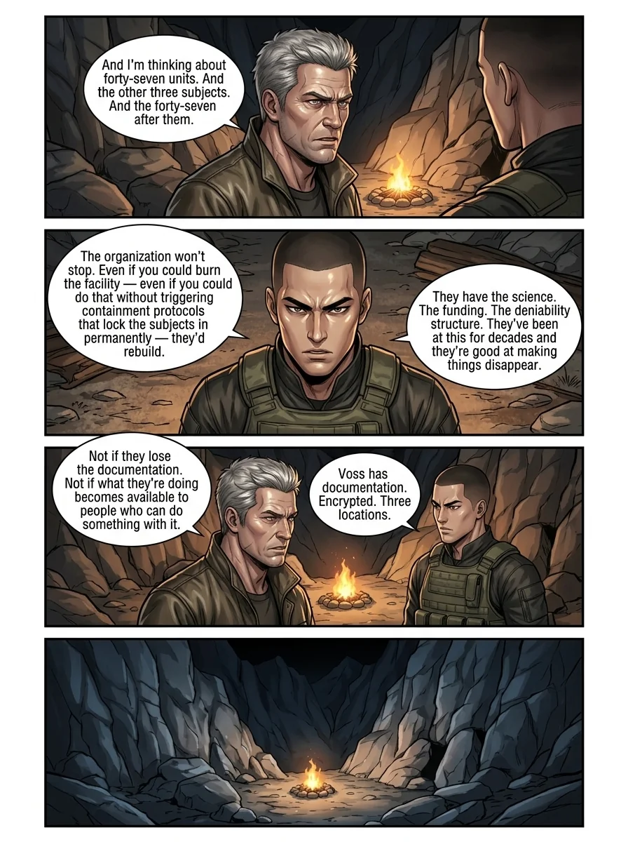 corrupted valor  Chapter 7 Page 23 - AI Generated Manga