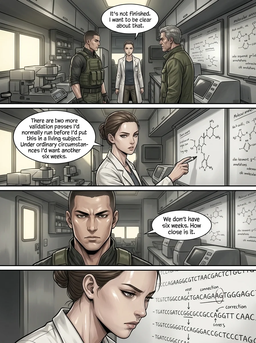 corrupted valor  Chapter 9 Page 14 - AI Generated Manga