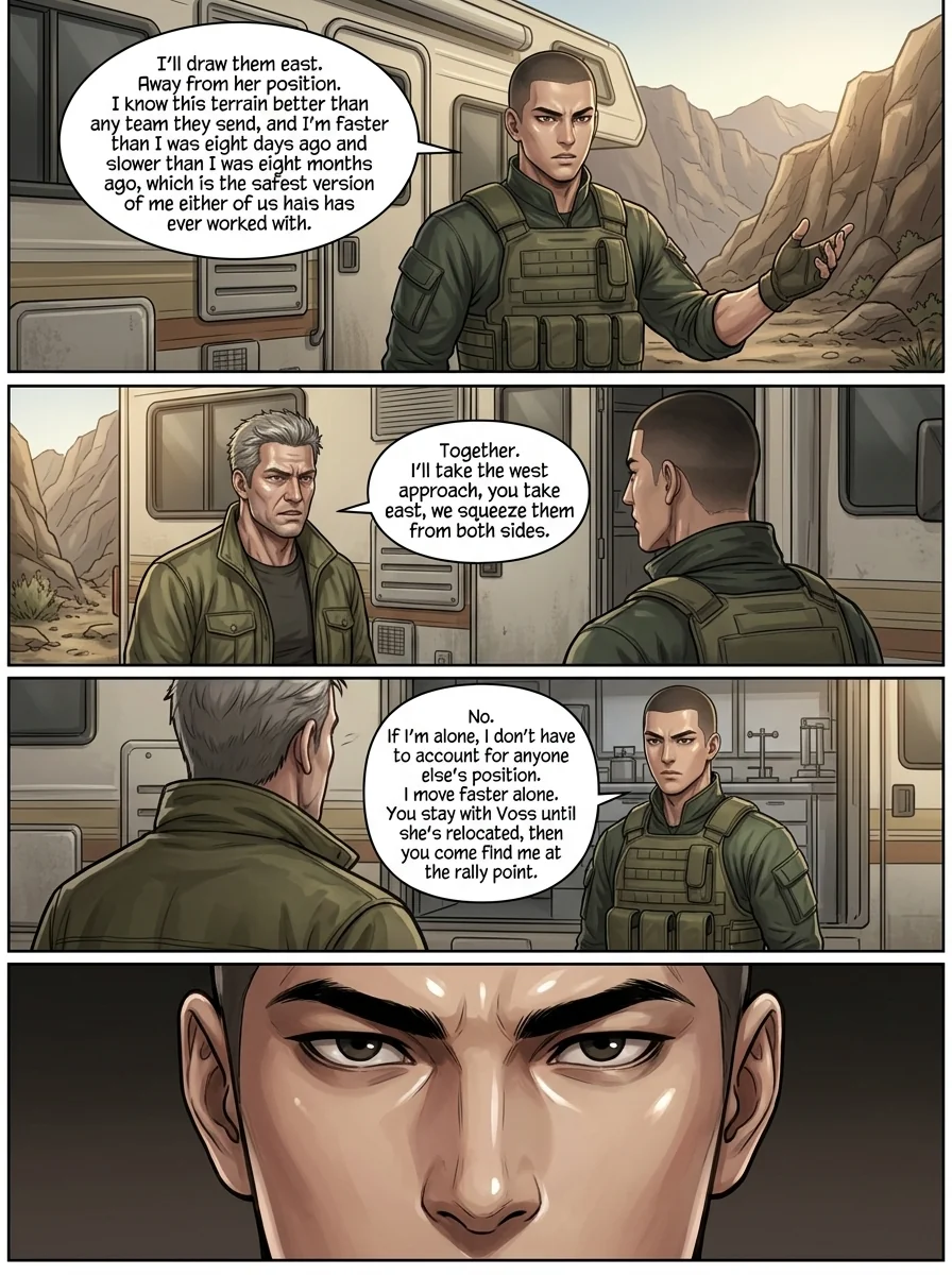 corrupted valor  Chapter 9 Page 23 - AI Generated Manga