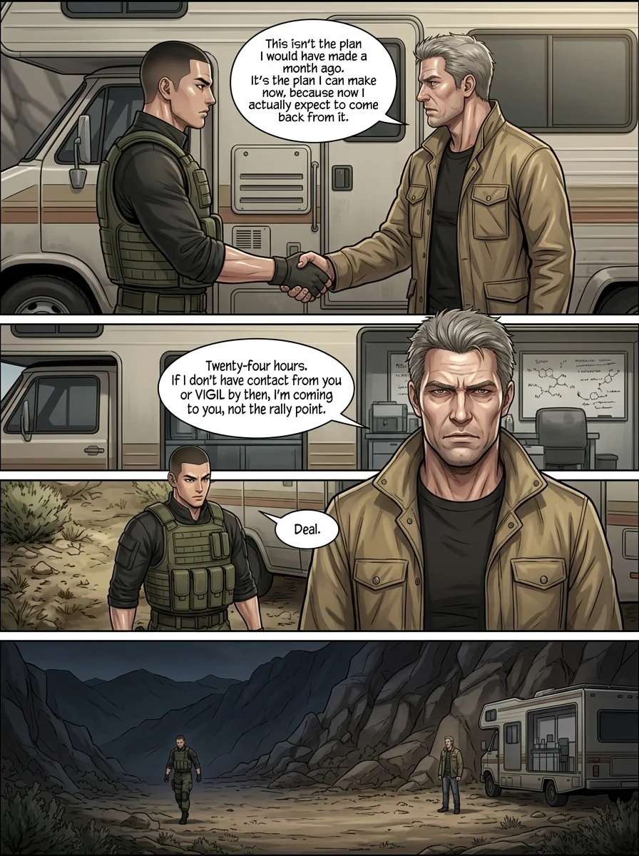 corrupted valor  Chapter 9 Page 24 - AI Generated Manga