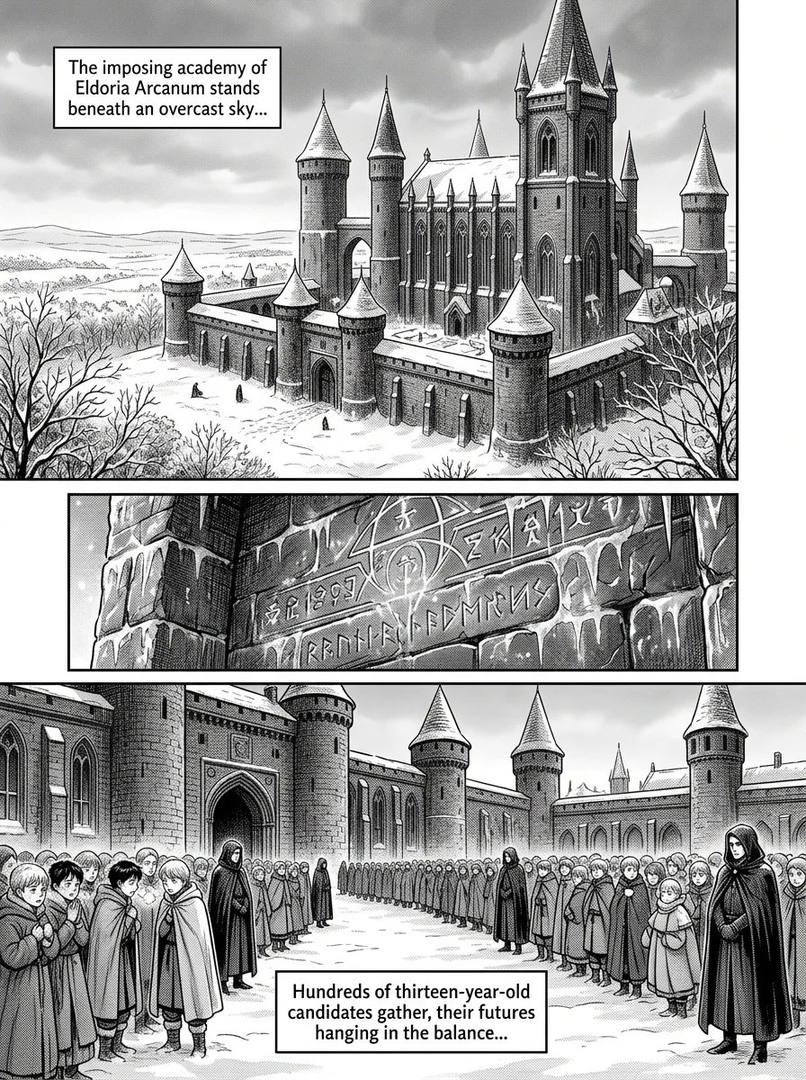 Curse of Hope  Chapter 1 Page 4 - AI Generated Manga