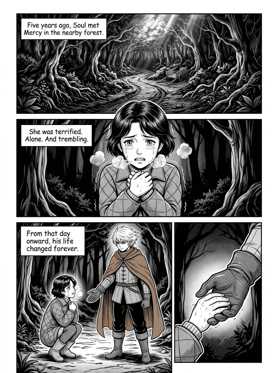 Curse of Hope  Chapter 4 Page 4 - AI Generated Manga