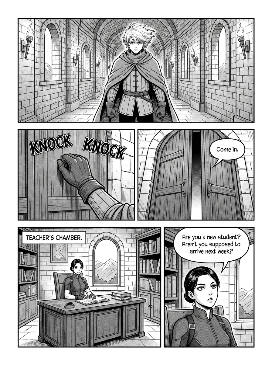 Curse of Hope  Chapter 4 Page 8 - AI Generated Manga