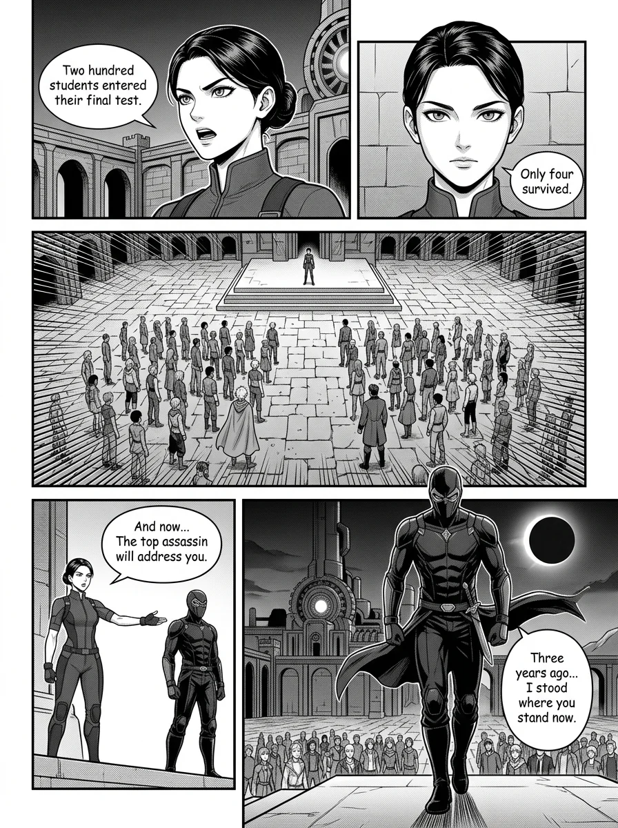 Curse of Hope  Chapter 5 Page 8 - AI Generated Manga