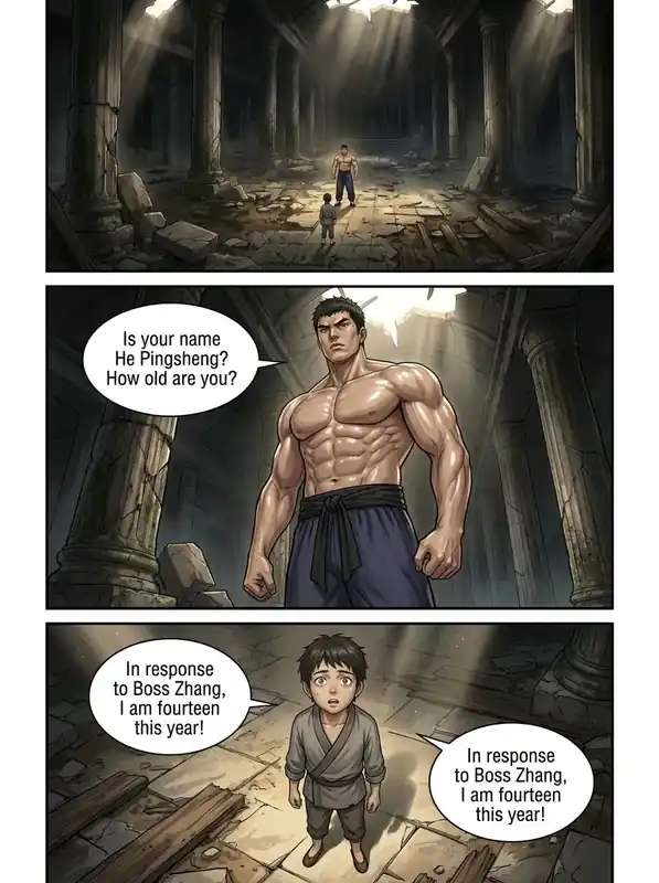AI Generated Manga Page from Text using MangaGen